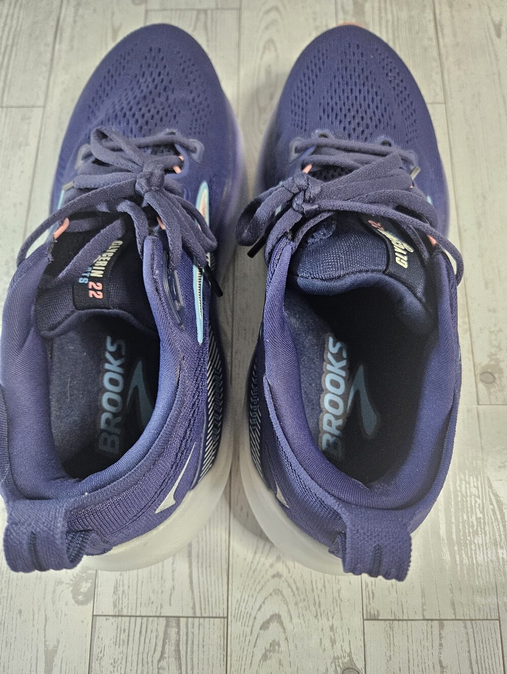 Brooks Glycerin 22 Running Shoes Womens 10 Blue Ribbon/Peacoat/Dianthus - Picture 9 of 11